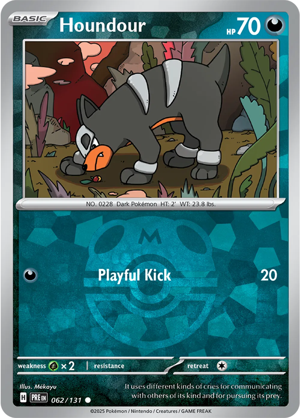 Houndour (Master Ball Pattern) 062/131 · Holofoil (Prismatic Evolutions)