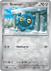 Bronzor (Master Ball Pattern) 066/131 · Holofoil (Prismatic Evolutions)