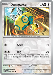 Dunsparce (Master Ball Pattern) 079/131 (Prismatic Evolutions)