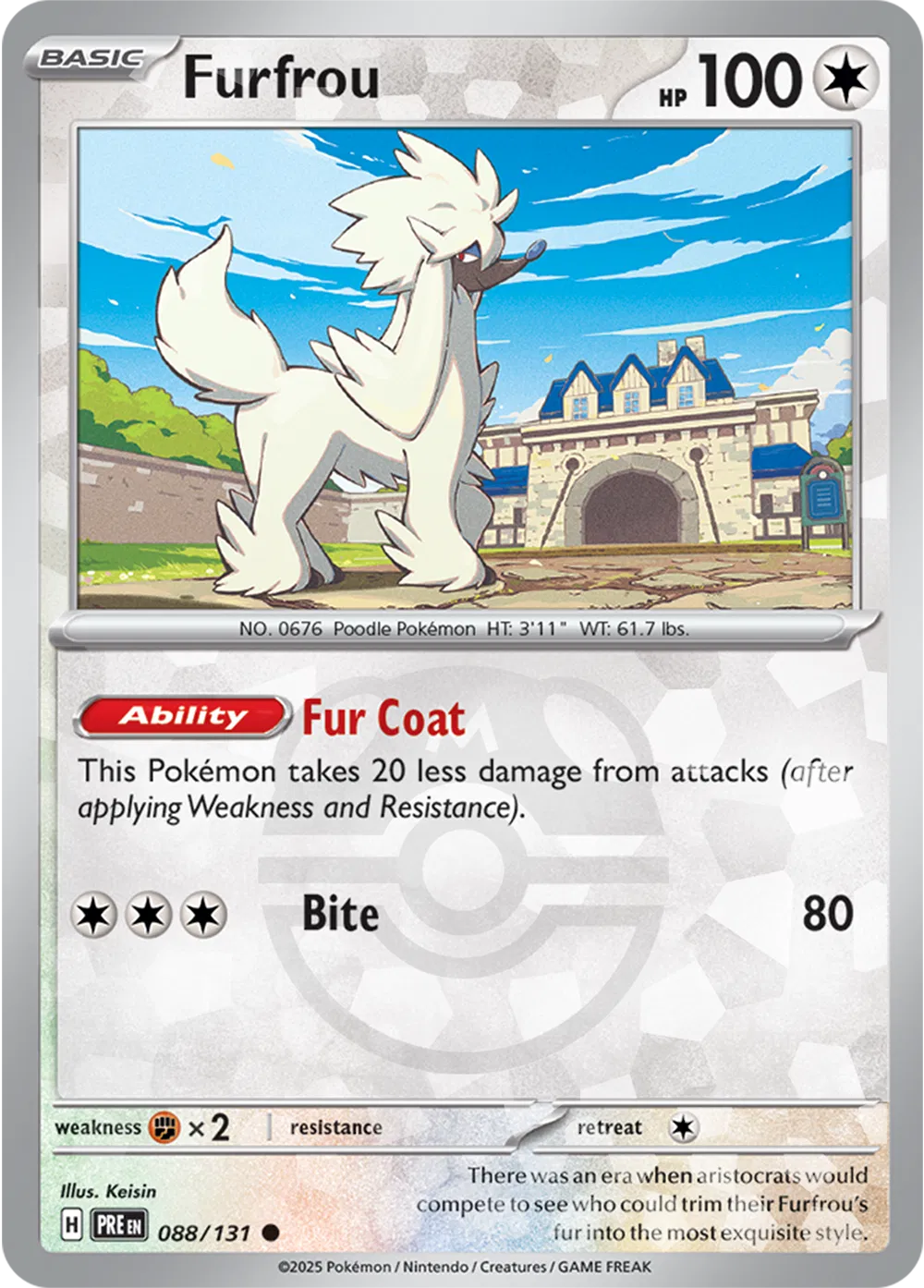 Furfrou (Master Ball Pattern) 088/131 (Prismatic Evolutions)