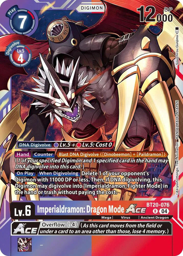 Imperialdramon: Dragon Mode ACE BT20-076 R (Release Special Booster 2.5)