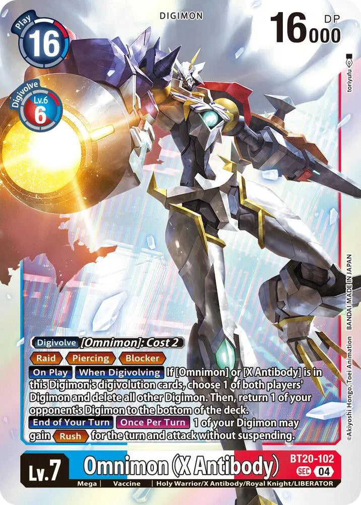 Omnimon (X Antibody) BT20-102 SEC (Release Special Booster 2.5)