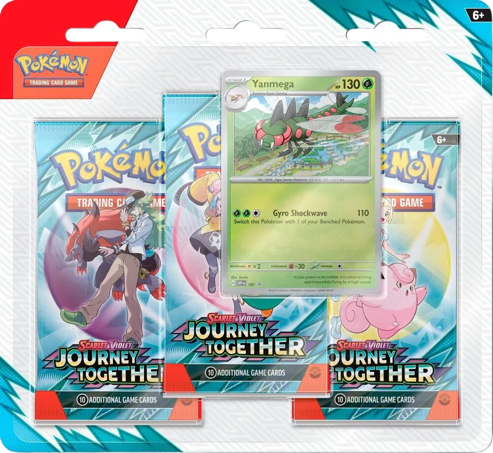 Journey Together 3 Pack Blister [Yanmega] · Blister Pack