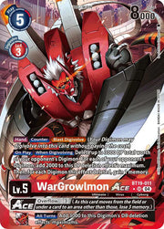 WarGrowlmon ACE (Alternate Art) BT19-011 SR (Release Special Booster 2.5)