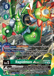 Rapidmon ACE (Alternate Art) BT19-050 SR (Release Special Booster 2.5)