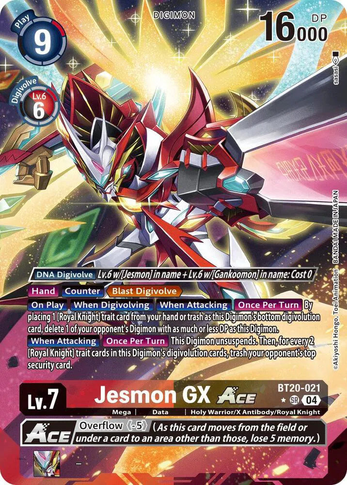 Jesmon GX ACE (Alternate Art) BT20-021 SR (Release Special Booster 2.5)