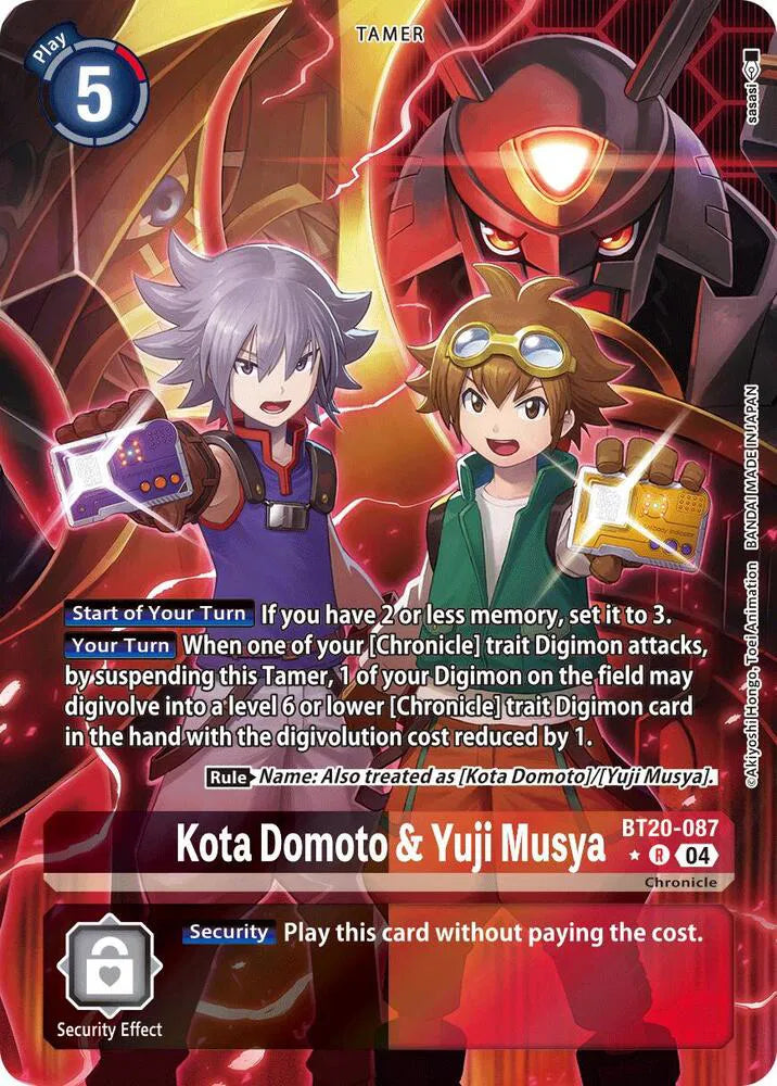Kota Domoto & Yuji Musya (Alternate Art) BT20-087 R (Release Special Booster 2.5)