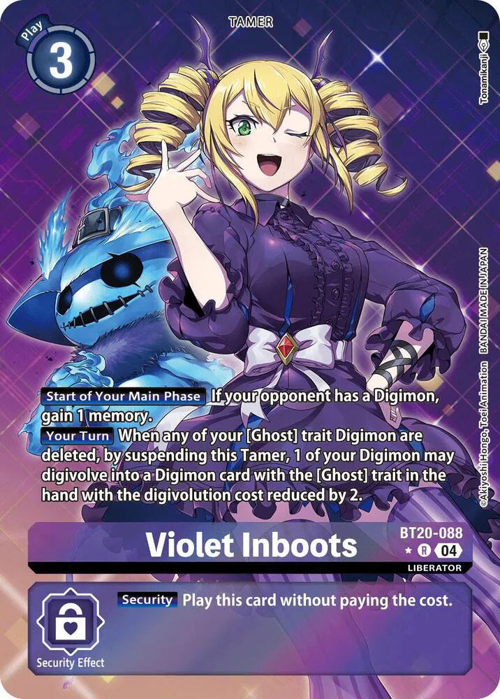 Violet Inboots - BT20-088 (Alternate Art) (Release Special Booster 2.5)