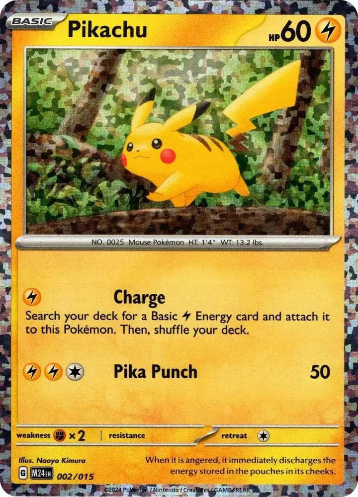 Pikachu 002/015 (McDonald's Promos 2024) French