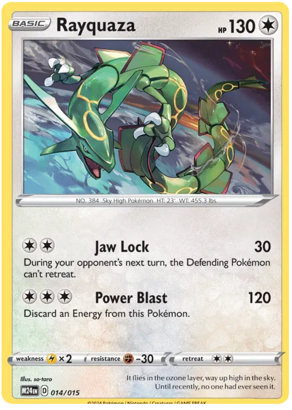 Rayquaza 014/015 (McDonald's Promos 2024)