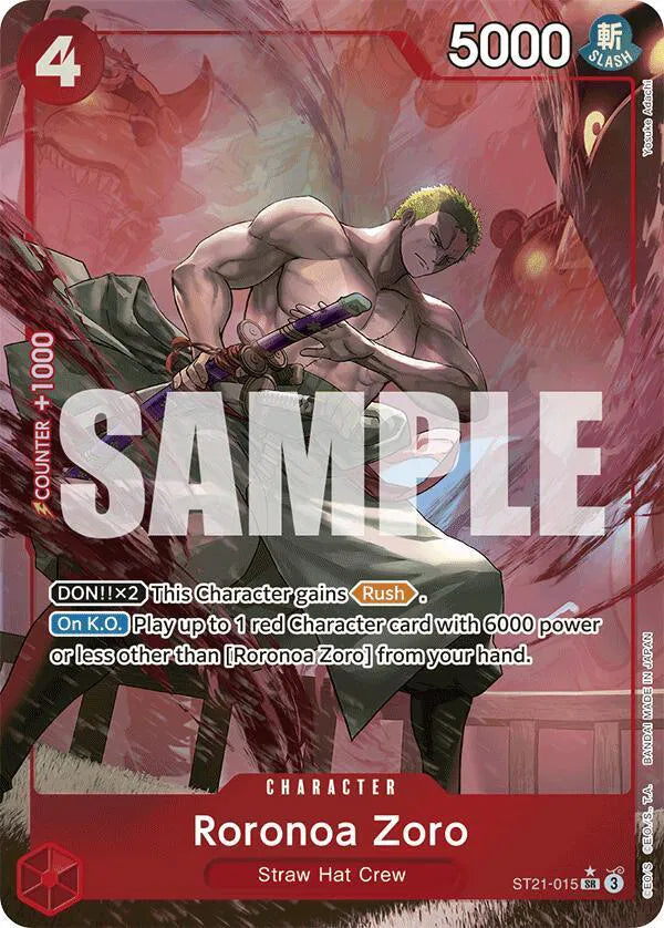 Roronoa Zoro (Parallel) ST21-015 (Starter Deck EX: Gear 5)
