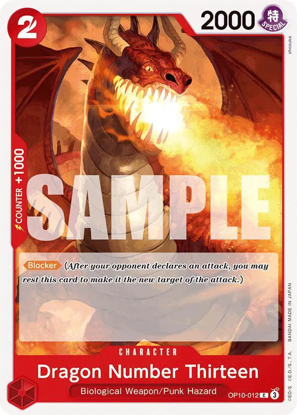 Dragon Number Thirteen OP10-012 (Royal Blood)