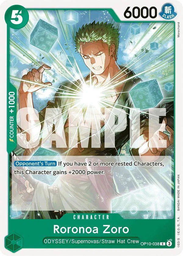 Roronoa Zoro (038) OP10-038 (Royal Blood)