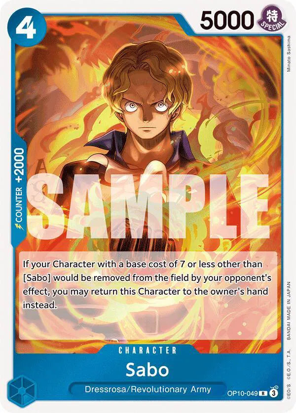 Sabo OP10-049 · Foil (Royal Blood)