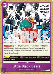 Little Black Bears OP10-080 (Royal Blood)