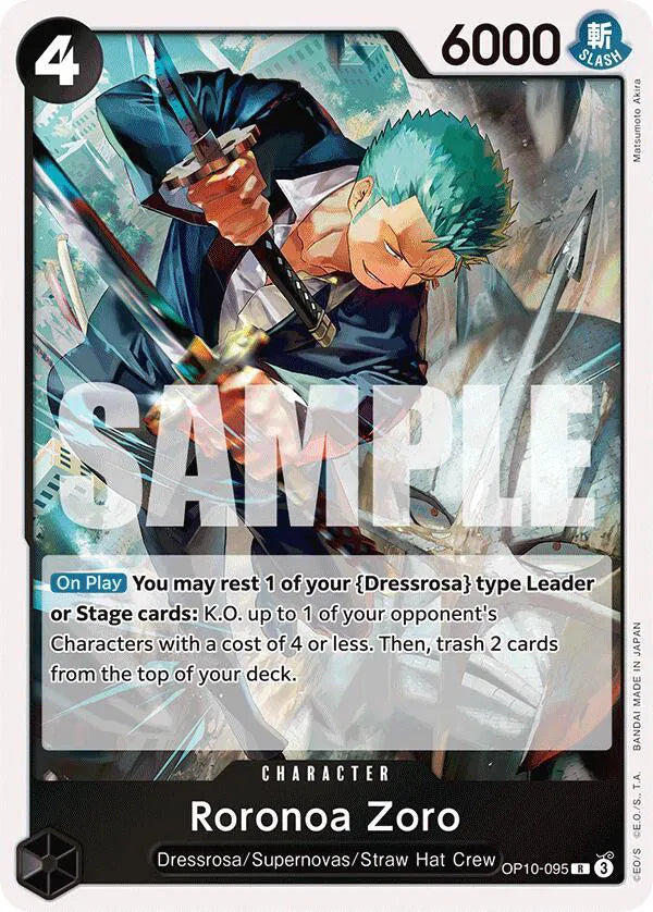Roronoa Zoro (095) OP10-095 · Foil (Royal Blood)