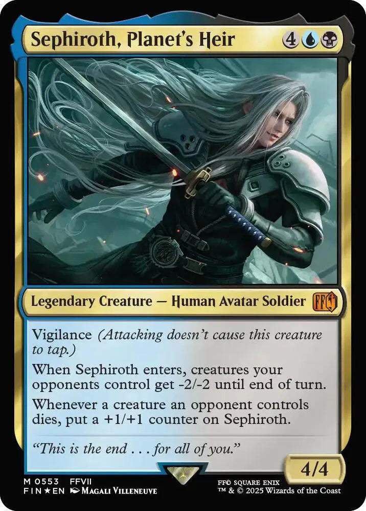 Sephiroth, Planet's Heir 553 (Universes Beyond: FINAL FANTASY)