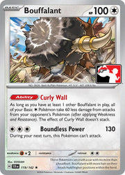Bouffalant 119/142 · Normal (Prize Pack Series One)