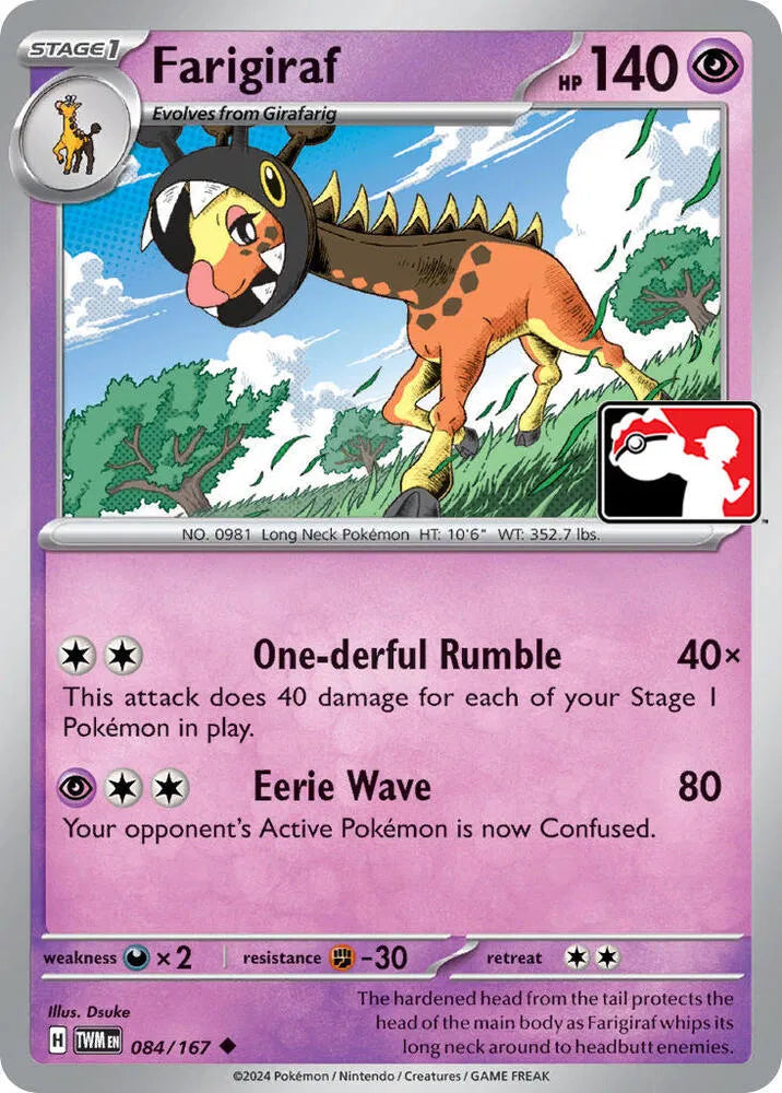 Farigiraf 084/167 (Prize Pack Series One)