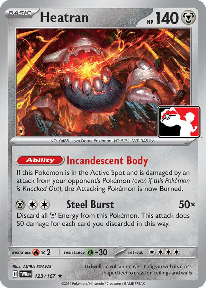 Heatran 123/167 (Prize Pack Series One)