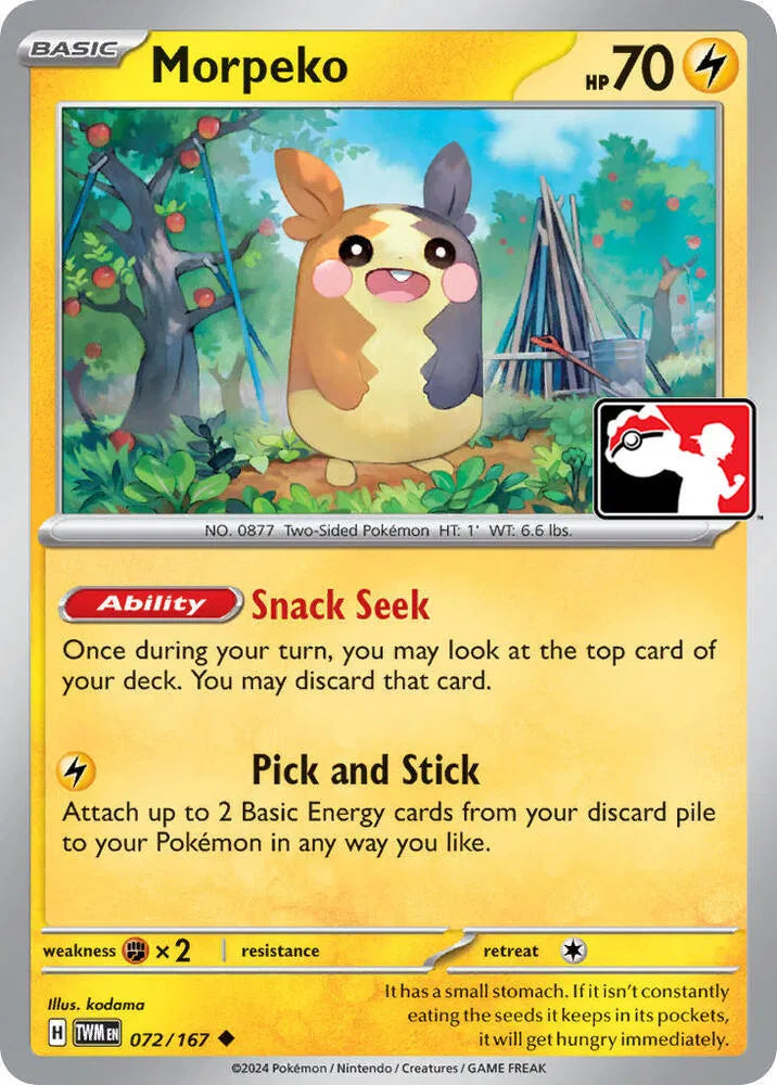 Morpeko 072/167 (Prize Pack Series One)