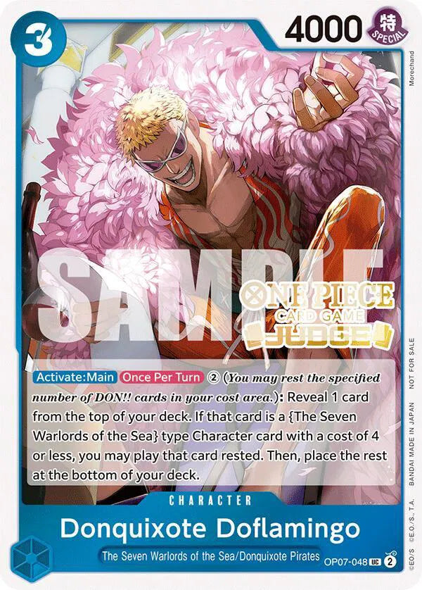 Donquixote Doflamingo (Judge Pack Vol. 5) OP07-048 · Foil (One Piece Promotion Cards)