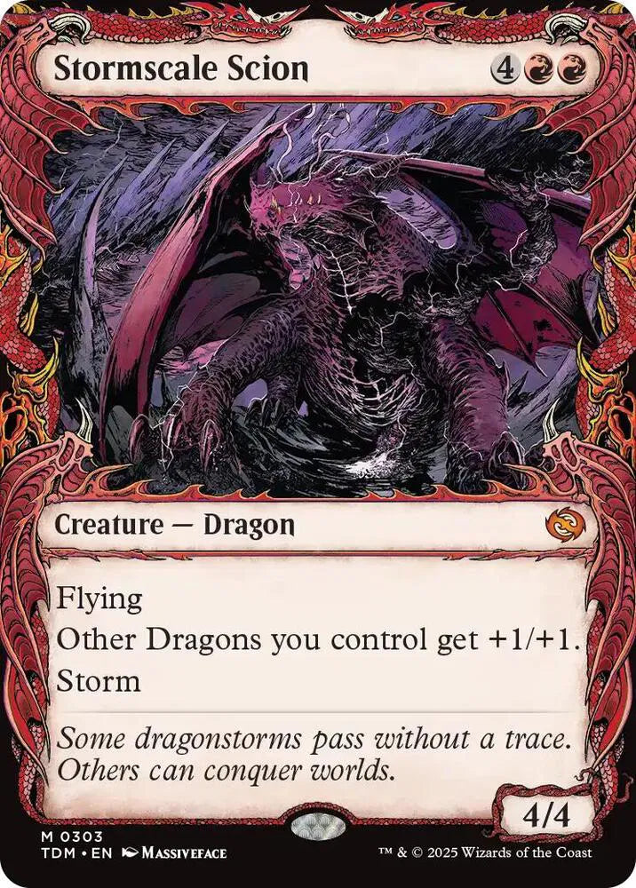 Stormscale Scion (Showcase) 303 · Foil (Tarkir: Dragonstorm)