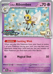 Lillie's Ribombee (Prerelease) 183 (Scarlet & Violet Promo)