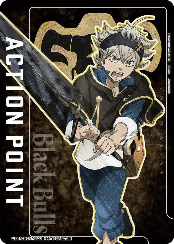 Action Point Card (AP01) (Black Clover) UEPR/BCV-AP01 · Foil (Union Arena Promotion Cards)