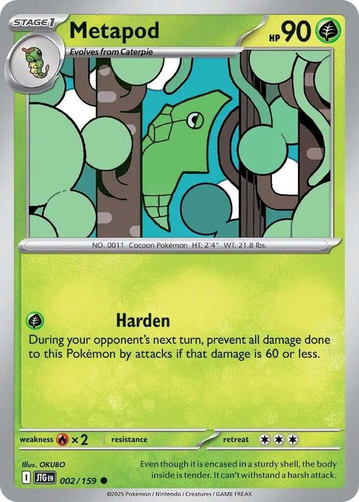 Metapod 002/159 · Normal (Journey Together)