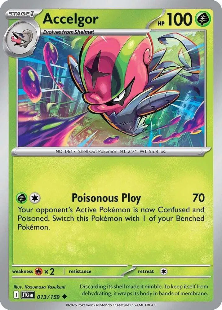 Accelgor 013/159 · Reverse Holofoil (Journey Together)