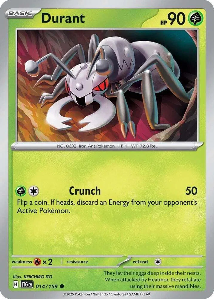 Durant 014/159 · Reverse Holofoil (Journey Together)