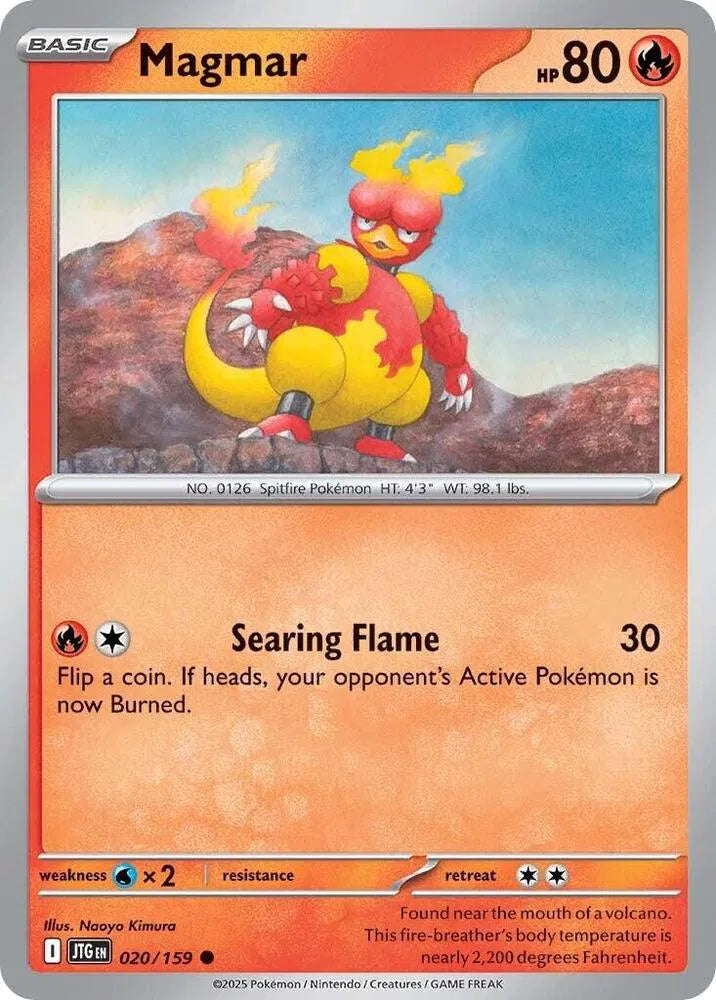 Magmar 020/159 · Reverse Holofoil (Journey Together)