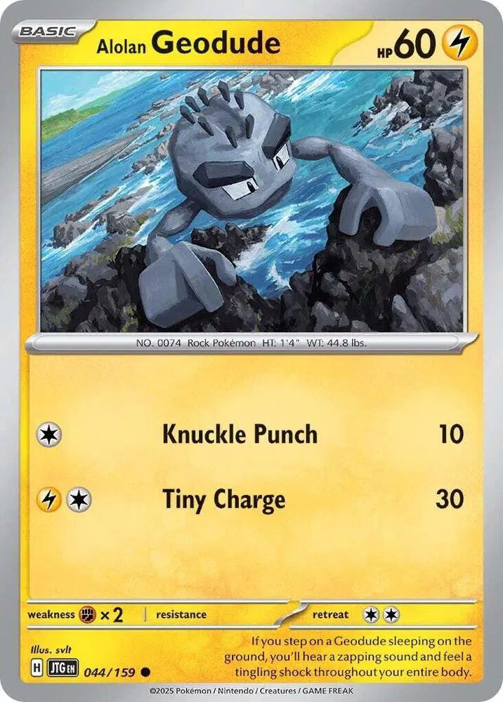 Alolan Geodude 044/159 · Normal (Journey Together)