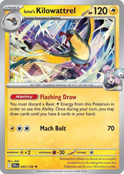 Iono's Kilowattrel 055/159 · Reverse Holofoil (Journey Together)