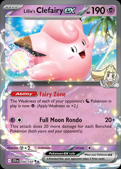 Lillie's Clefairy ex 056/159 · Holofoil (Journey Together)