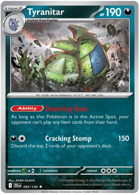Tyranitar 095/159 · Holofoil (Journey Together)