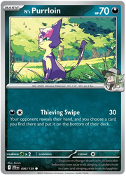 N's Purrloin 096/159 · Reverse Holofoil (Journey Together)