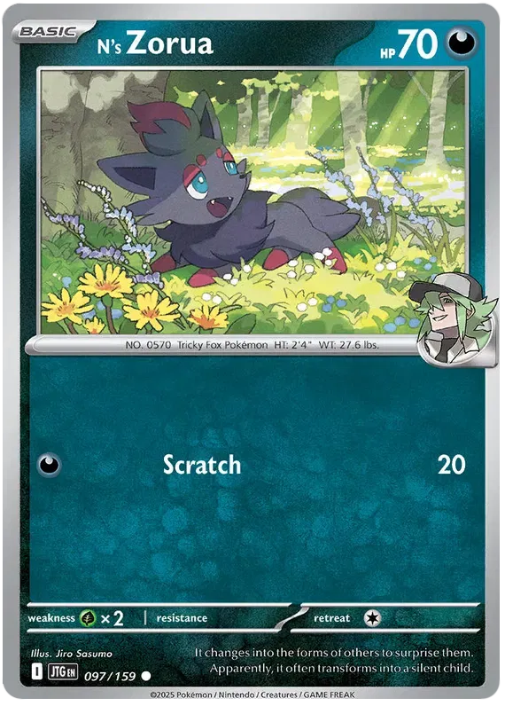 N's Zorua 097/159 · Normal (Journey Together)