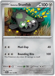 Galarian Stunfisk 106/159 · Normal (Journey Together)