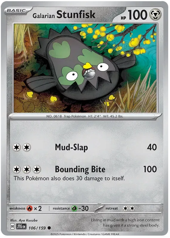Galarian Stunfisk 106/159 · Reverse Holofoil (Journey Together)
