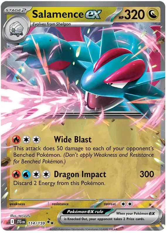 Salamence ex 114/159 (Journey Together)