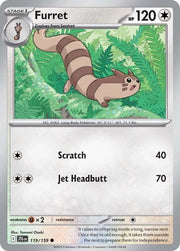 Furret 119/159 · Reverse Holofoil (Journey Together)
