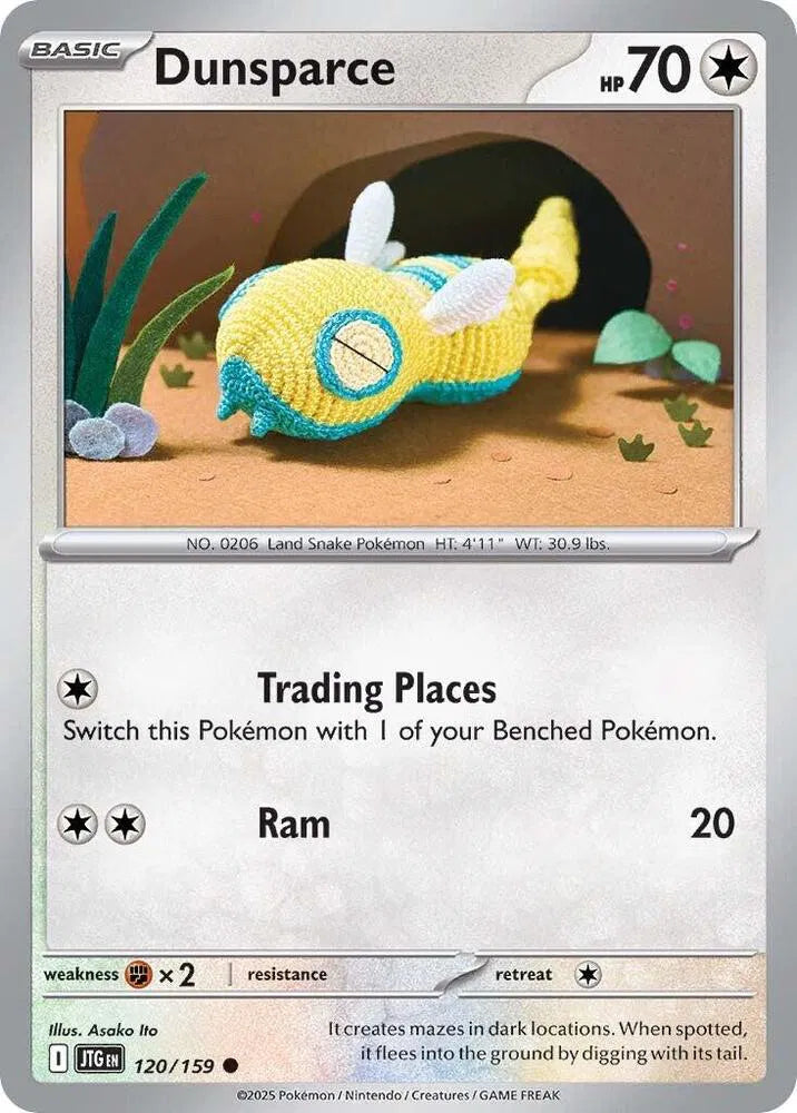 Dunsparce 120/159 · Reverse Holofoil (Journey Together)