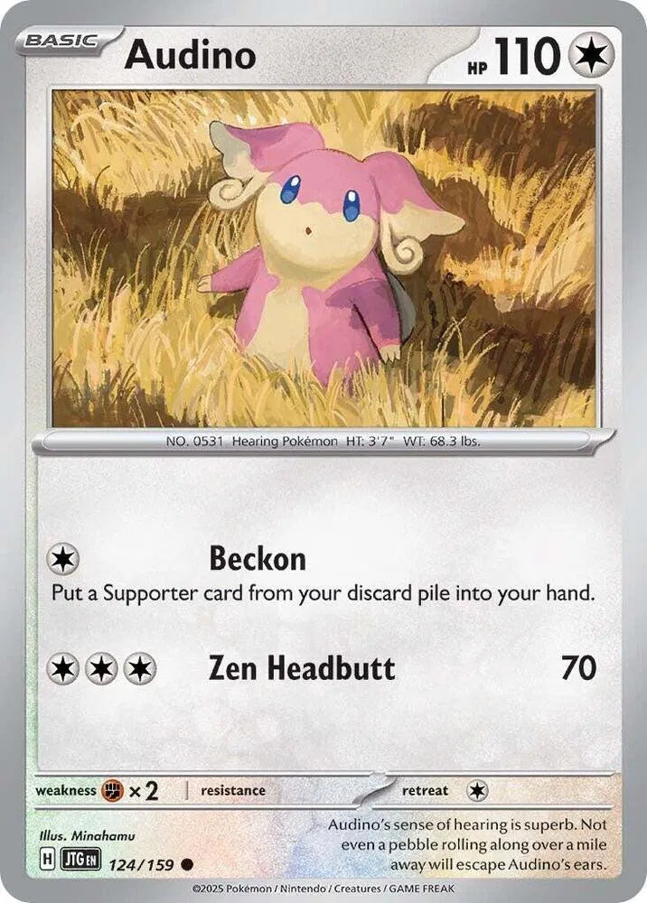 Audino 124/159 · Normal (Journey Together)