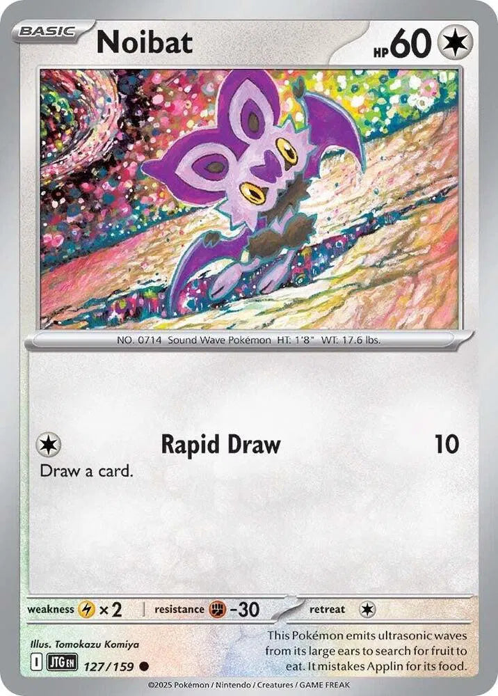Noibat 127/159 · Reverse Holofoil (Journey Together)