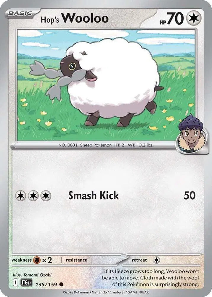 Hop's Wooloo 135/159 · Normal (Journey Together)