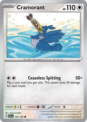Cramorant 137/159 · Reverse Holofoil (Journey Together)