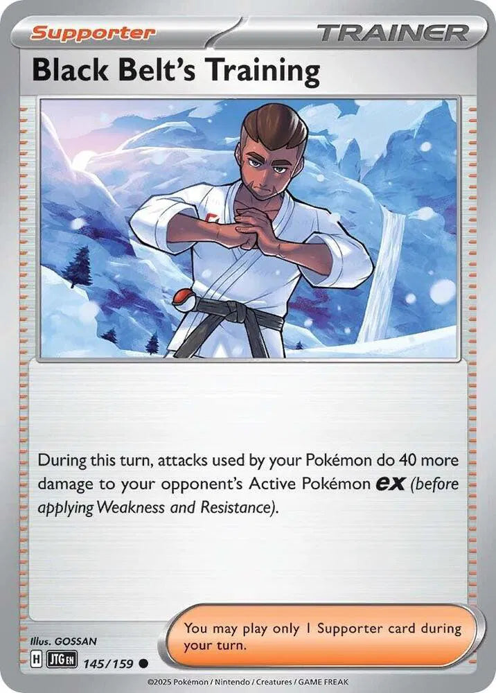 Black Belt's Training 145/159 · Reverse Holofoil (Journey Together)