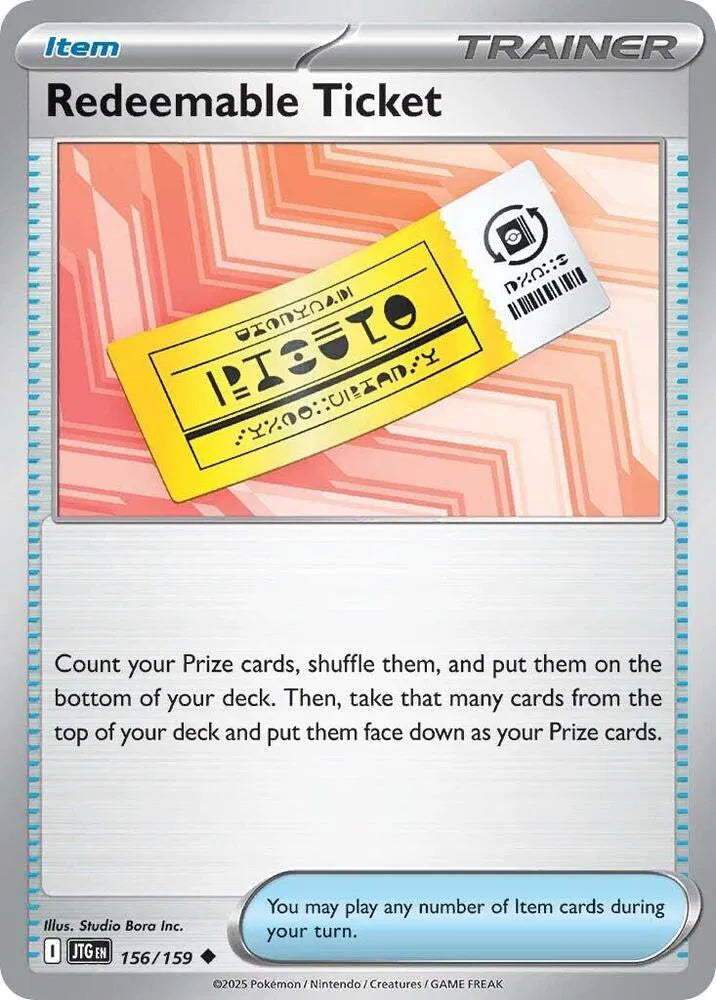 Redeemable Ticket #156 - Journey Together